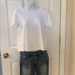 Loft Vintage Soft Whit Tee XS